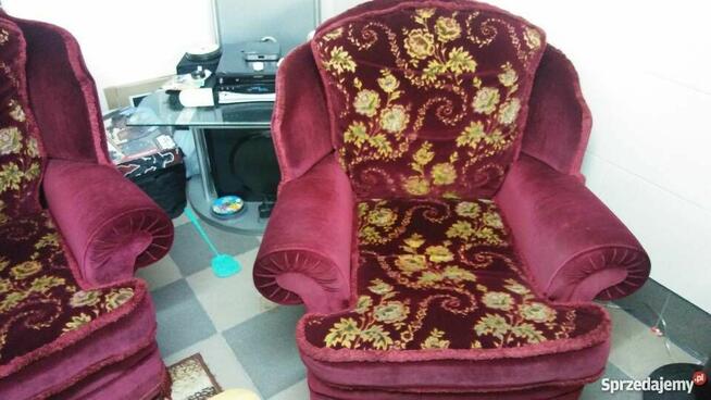 Sofa + 2 fotele barok ludwik