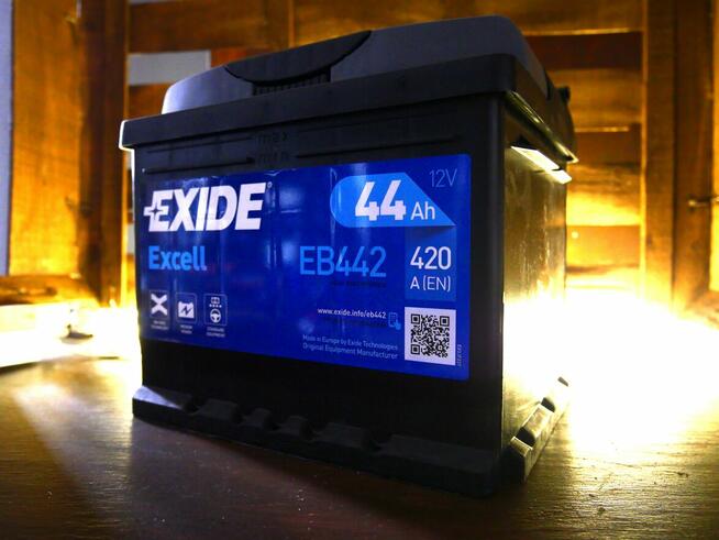 Akumulator Exide Excell 44Ah 420A EB442 EN PRAWY PLUS TCZEW