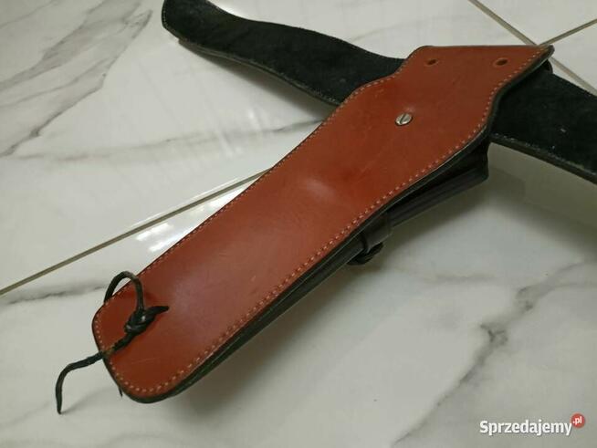 Pas skórzany na rewolwer