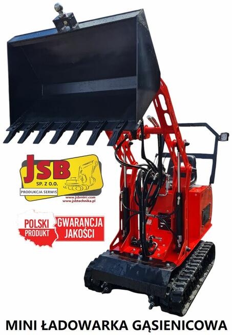MINI ŁADOWARKA GĄSIENICOWA MS-TL113 JSB Cena: 25 999 PLN/net