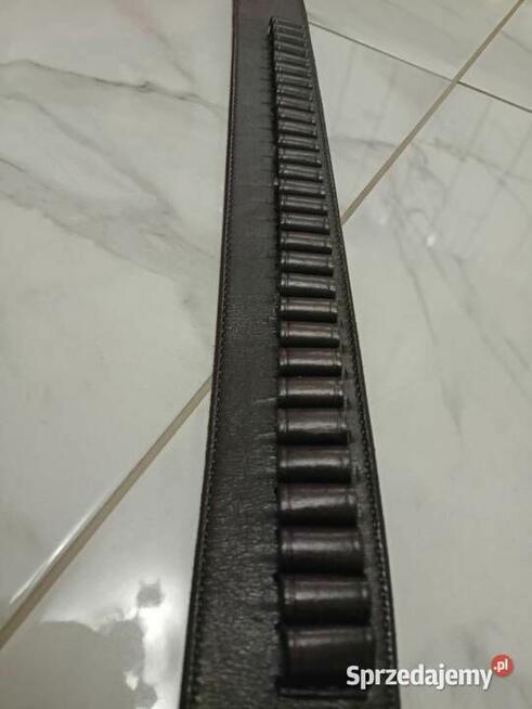 Pas skórzany na rewolwer