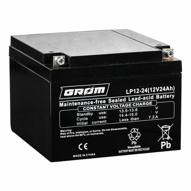 Akumulator GROM LP12-24 12V 24Ah