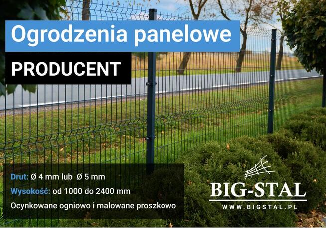 Panele Ogrodzeniowe Fi 4 i Fi 5 - Producent współpraca b2b