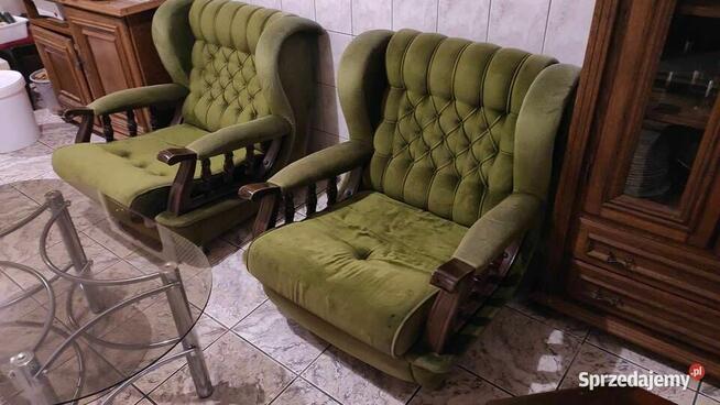 Sofa + fotele rozkładana