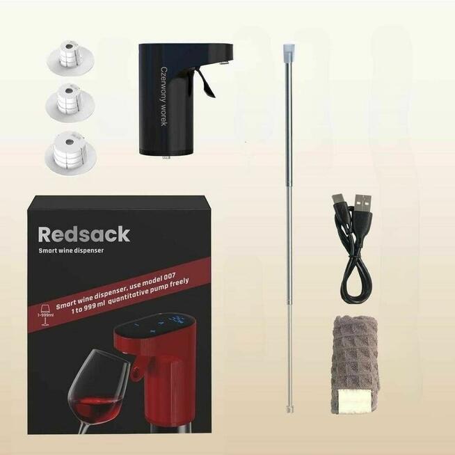 Elektryczny dozownik do alkoholu REDSACK wysyłka w 24h