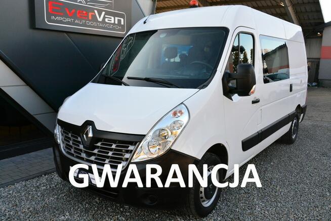 Renault Master 7 osobowy brygadówka max doka pełna opcja servis regały