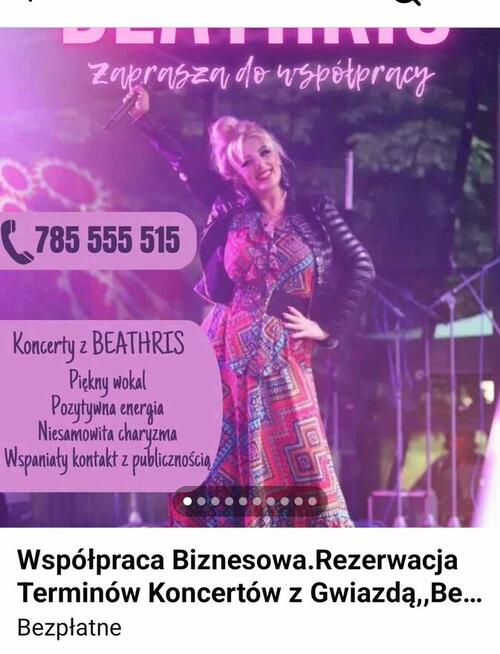 Zapraszamy do Współpracy Koncerty z ,,Beathris