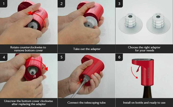 Elektryczny dozownik do alkoholu REDSACK wysyłka w 24h