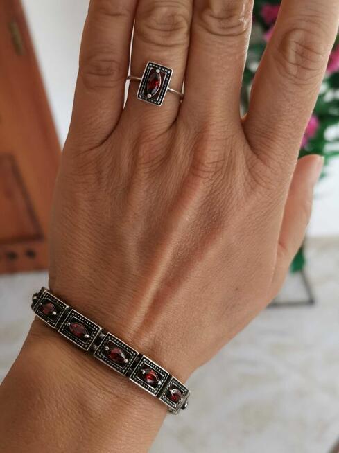 biżuteria srebrna komplet