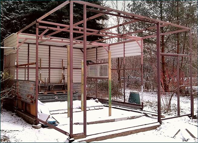 GARAŻ, WIATA, konstrukcja, blaszak,35m2,wys: 3,DO