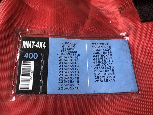 łańcuchy śniegowe do auta , busa , ciężarowe. 4X4