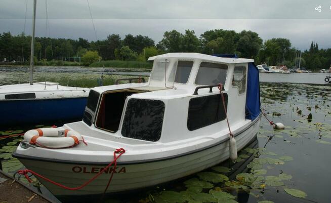 Łódź kabinowa, silnik Volvo i wózek. SPADEK CENY CO DZIEŃ.