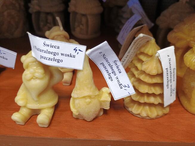Świece z wosku pszczelego