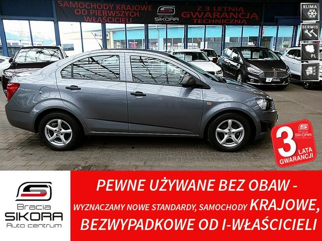 Chevrolet Aveo Sedan KRAJOWY Gwarancja Bezwypadkowy 1.2 16V Benzyna KLIMA+Tempomat