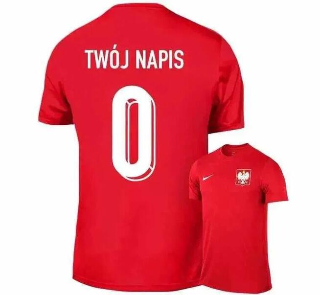 STRÓJ KOMPLET NIKE POLSKI POLSKA LEWANDOWSKI 9 własny nadruk