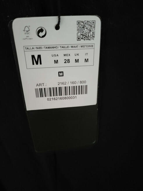 Sweter Zara czarny NIETOPERZ (M , L) -NOWY z metką