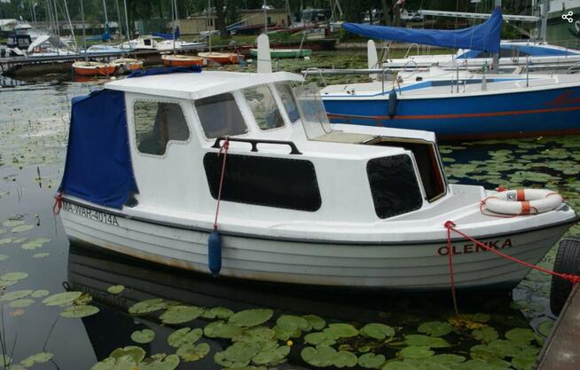Łódź kabinowa, silnik Volvo i wózek. SPADEK CENY CO DZIEŃ.