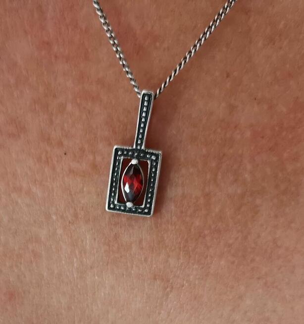 biżuteria srebrna komplet