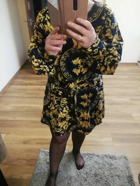 Sukienka wzorzysta nowa z metką