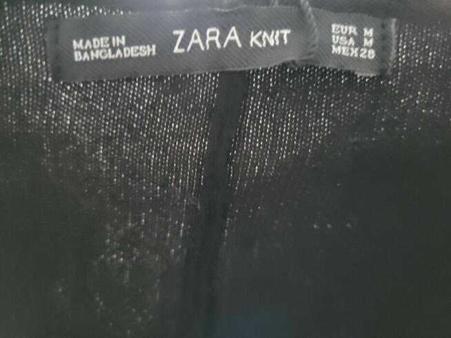 Sweter Zara czarny NIETOPERZ (M , L) -NOWY z metką