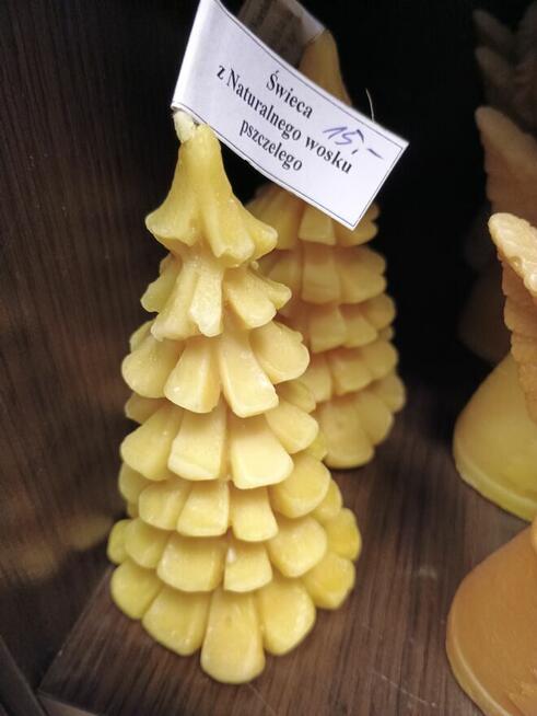 Świece z wosku pszczelego
