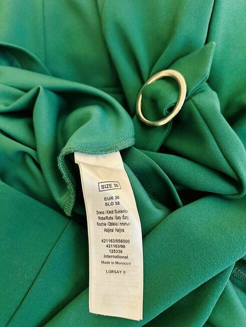 Sukienka ORSAY - Rozmiar 36 Butelkowa zieleń