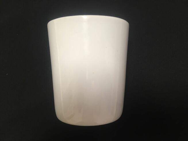 PRL kubek biały porcelana Chodzież