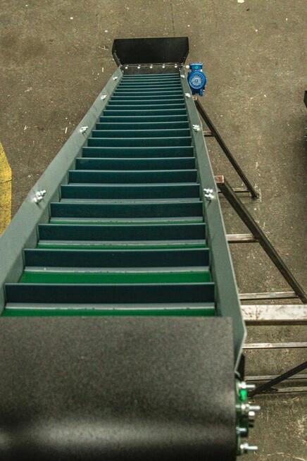 Polski przenośnik taśmowy 4 m | 1000 kg/h | 0.25 kW