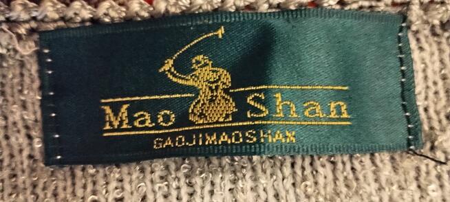 Ładny, oryginalny sweter koloru turkusowego – rozmiar L