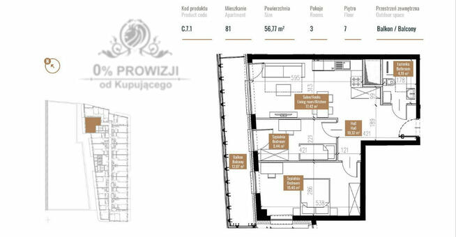 Apartament 3pok./ 600m od Rynku! Przy Odrze.