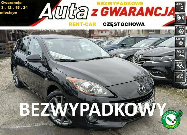 Mazda 3 1.6D*115PS*OPŁACONY Bezwypadkowy Nawigacja Serwis VIP GWARANCJA24M