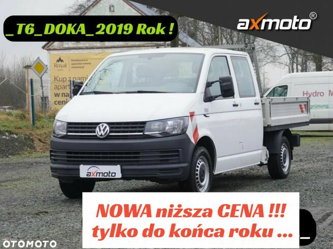 Volkswagen Transporter T6 Doka Klima Brygadówka Załogowe auto na 6 Osób