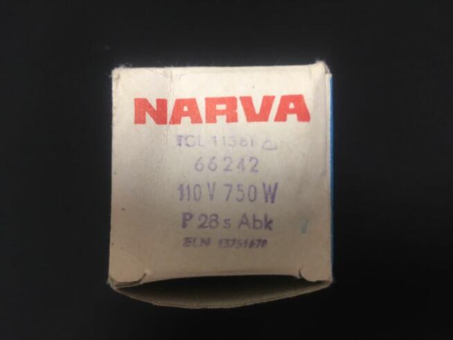 Żarówka Narva TGL 66242 11381 110V / 750 W