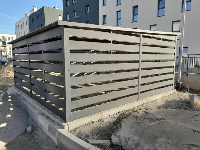 Garaże blaszane, wiaty śmietnikowe, bramy w Gard House!