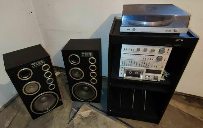 Wieża + gramofon + kolumny ALTUS 110