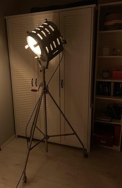 Lampa LOFT VINTAGE podłogowa filmowa 1963 PRL