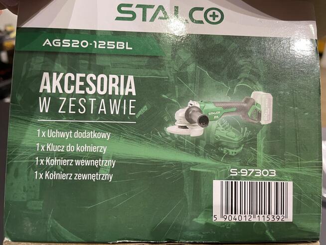 Szlifierka kątowa - 125mm - 20V - STALCO - S-97303