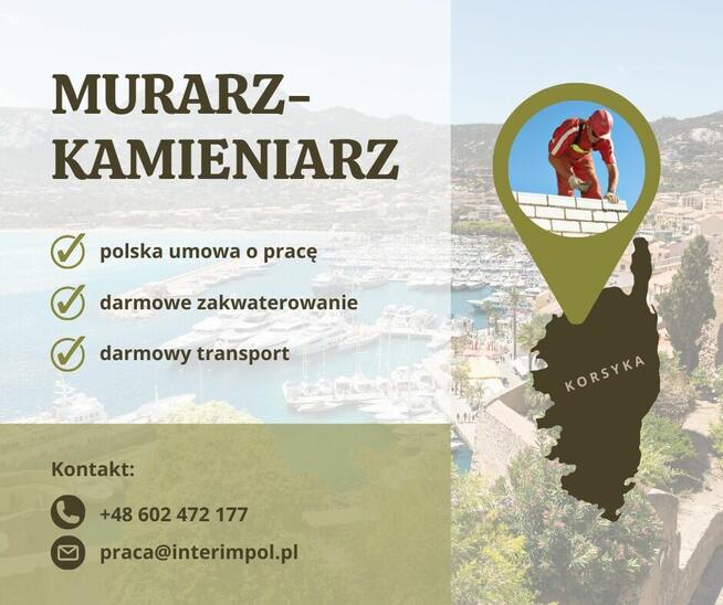 Praca dla murarza-kamieniarza