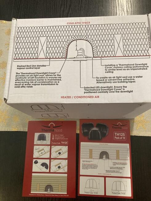 Puszka, osłona halogenu, punktu elekt. - TH125 - 10pak