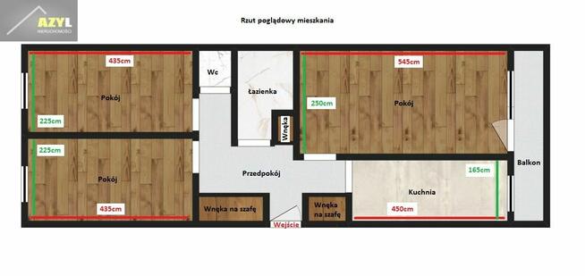 Syberka ul. Skalskiego - 3pok. 58,89m2 - od zaraz