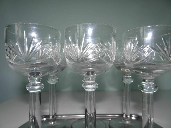 Kieliszki krysztalowe do likieru
