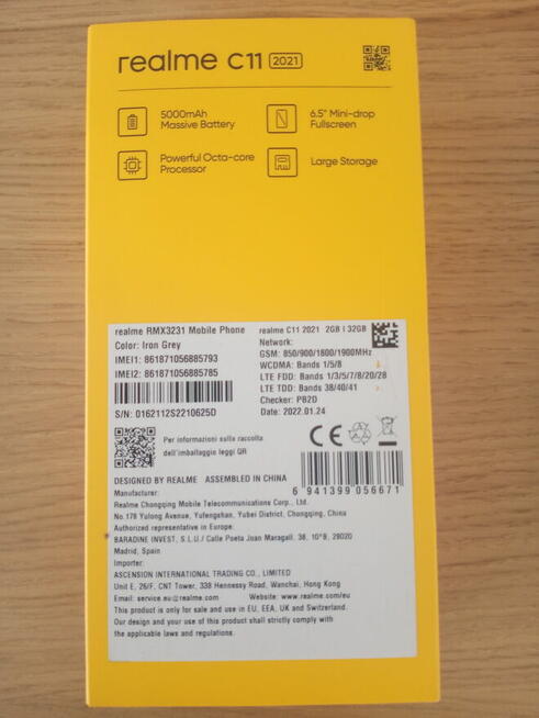 Realme C11 Iron Grey