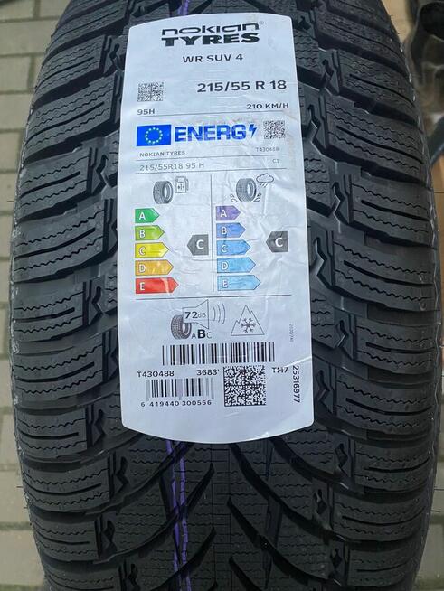Opony zimowe Nokian WR SUV 4 215/55 R18 Nowe