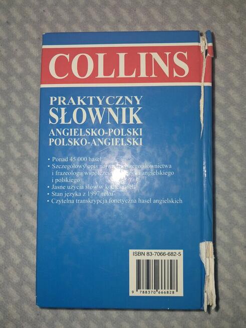 Książka – słownik angielsko-polski, do sprzedania
