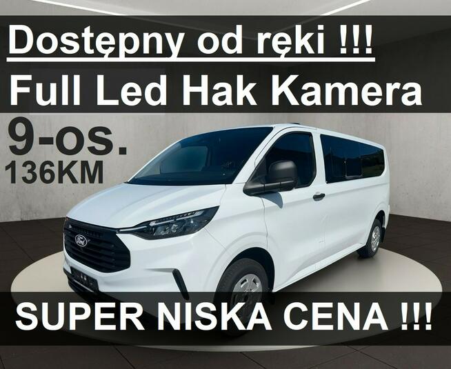 Ford Transit Custom Nowy Kombi L2 Trend 136KM Kamera Full Led Dostępny od ręki ! 2160 zł