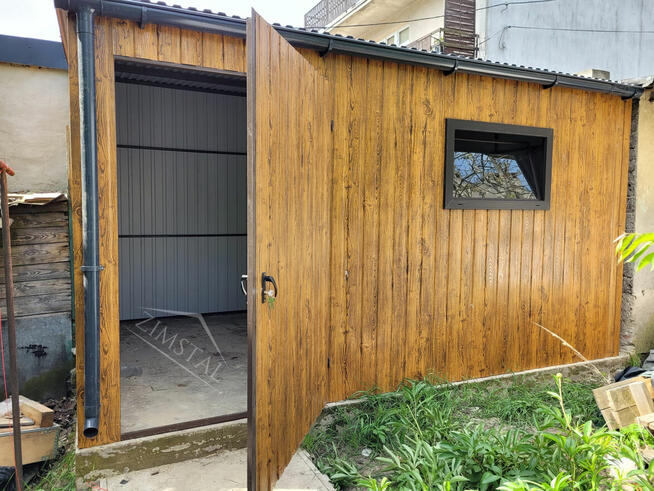 Garaże blaszane niskie ceny konstrukcja zamknieta Promocja