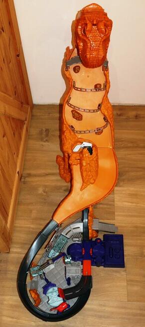 Hot Wheels T-Rex ogromny tor samochodowy tyranozaur Hot Whee