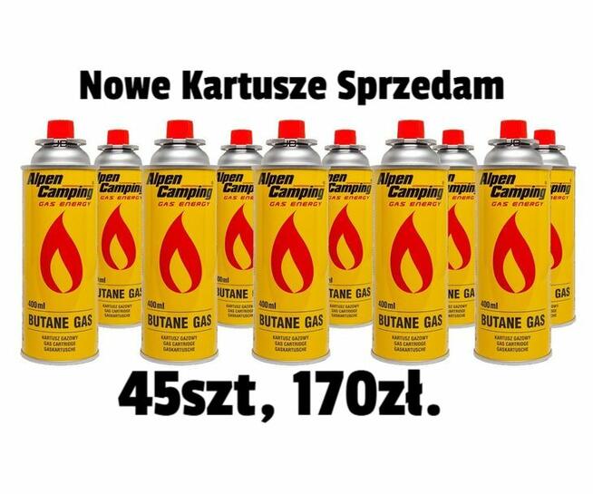 Kartusze Gaz NOWE- sprzedam... Tanio !.