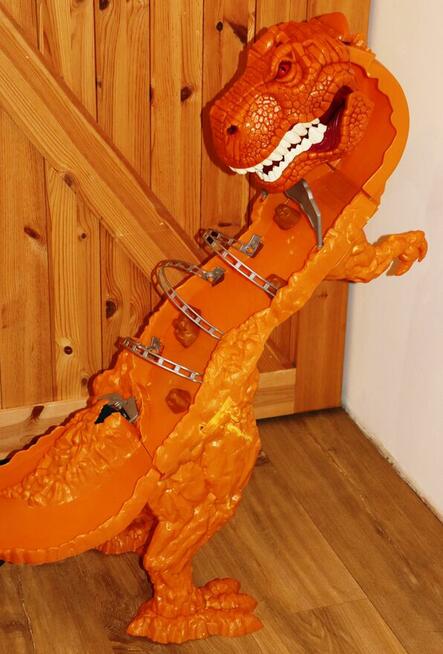 Hot Wheels T-Rex ogromny tor samochodowy tyranozaur Hot Whee