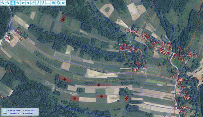 Laskówka powiat rzeszowski pole rolne pod KRUS na sprzedaż